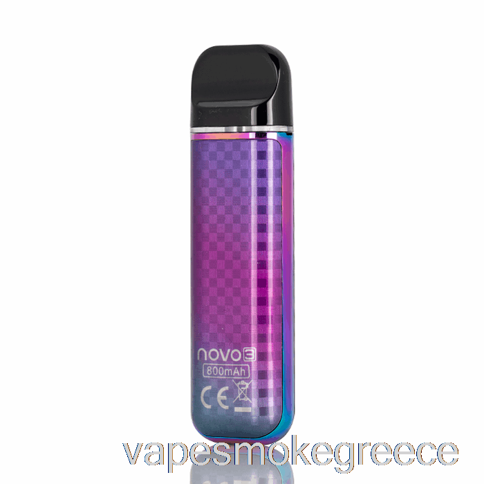 Vape Greece Smok Novo 3 25w Pod System 7 χρωμάτων ανθρακονήματα